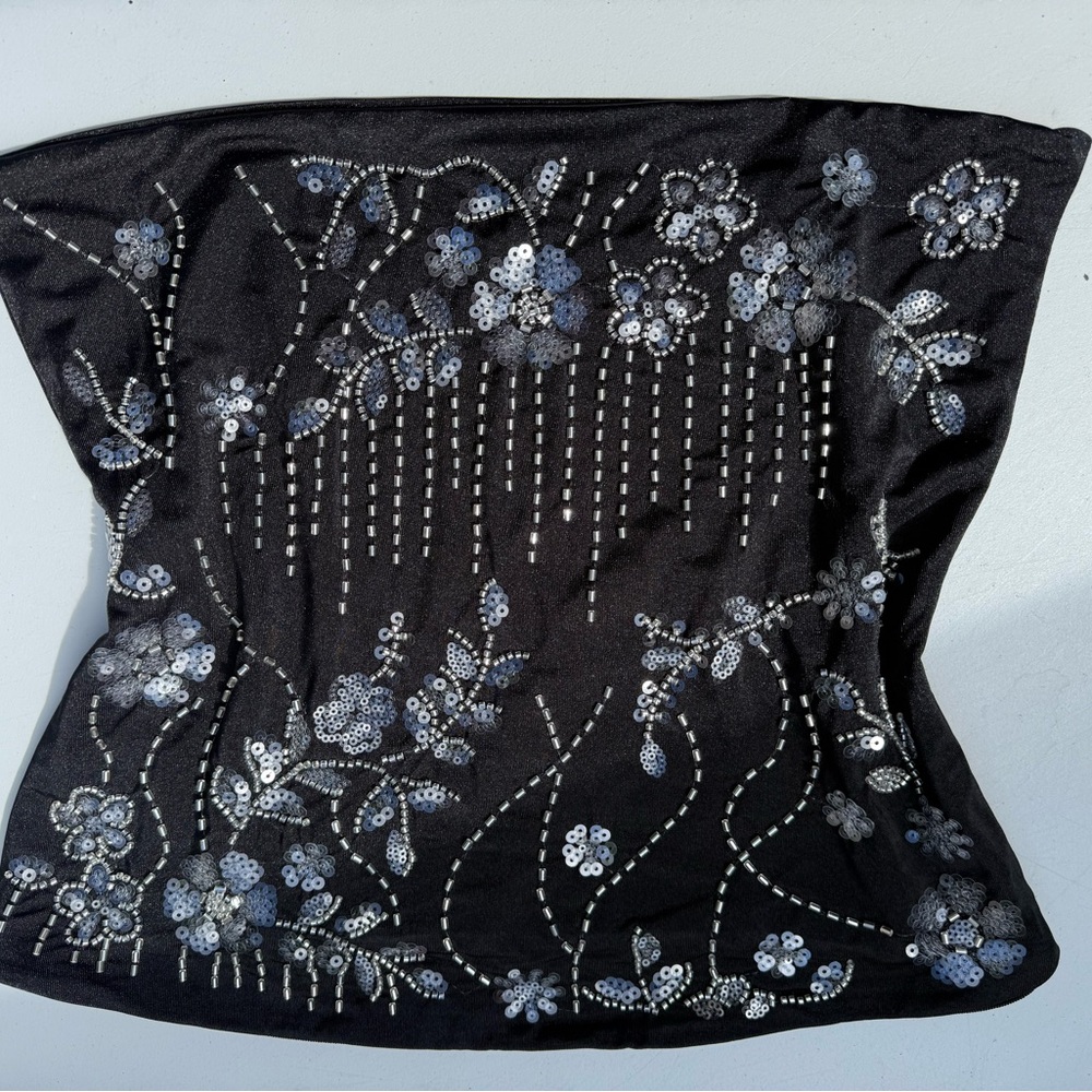Forever 21 Black Strapless Bustier Top